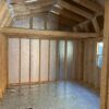 Preowned 12’x28’ Lofted Barn w/ Center Porch, 2 Lofts, 2 Windows, Stained & Metal Roof - Image 2
